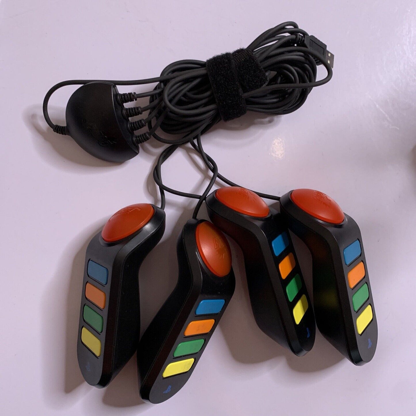 Official Buzz Controllers for Sony Playstation 2 PS2 PS3 Wired USB ...