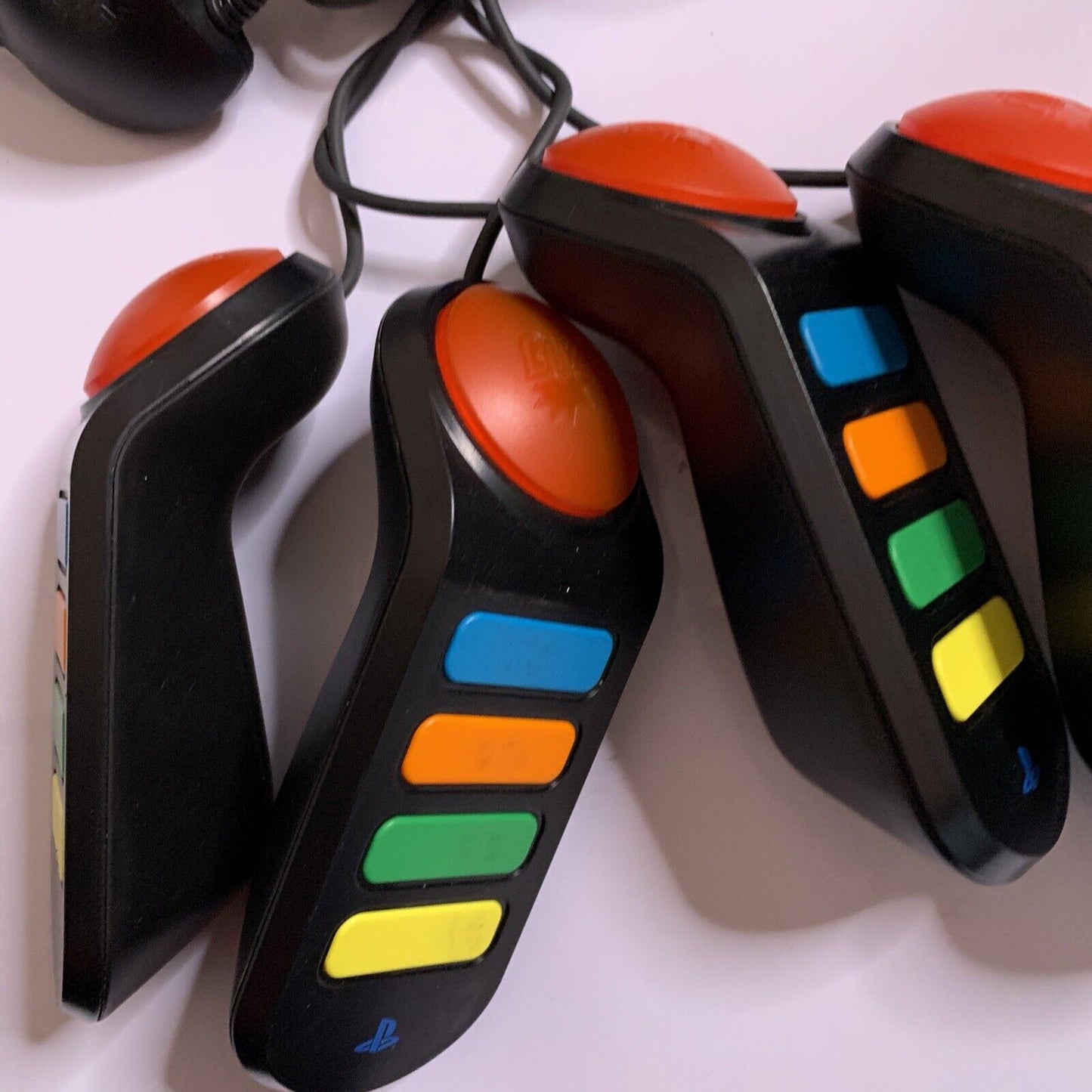 Official Buzz Controllers for Sony Playstation 2 PS2 PS3 Wired USB ...