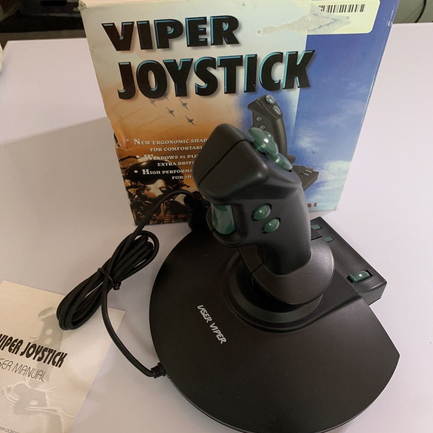 Viper Joystick Gaming PC Gameport for Flight Simulators