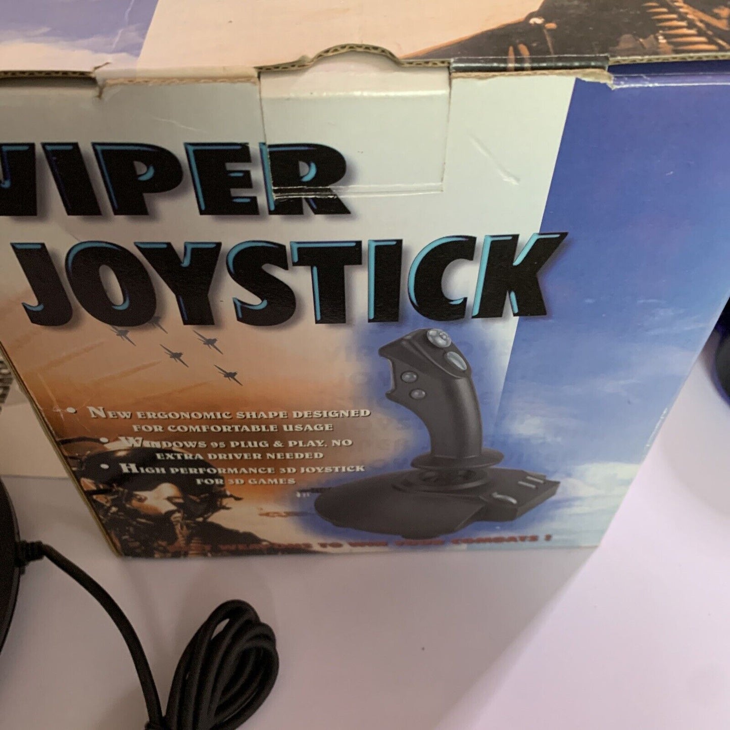 Viper Joystick Gaming PC Gameport for Flight Simulators