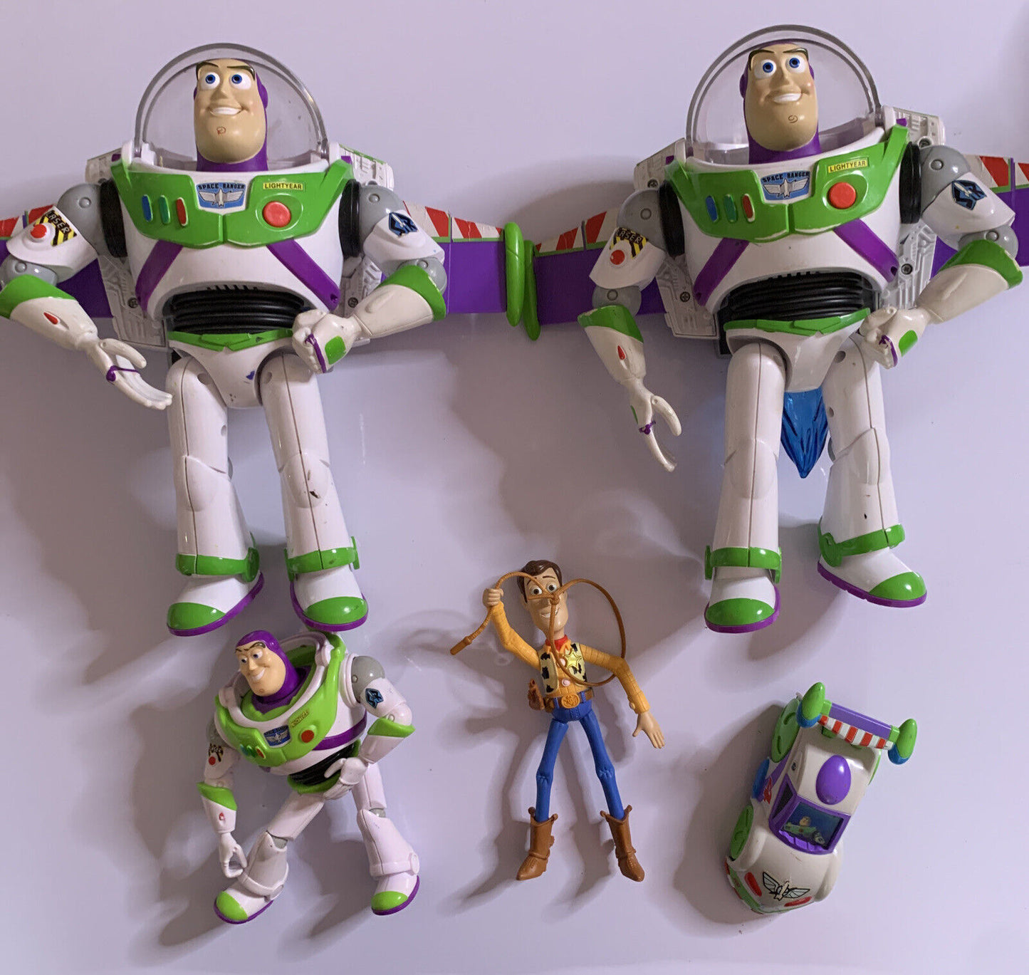 5x Toy Story Action Figure Buzz Lightyear Woody & Car