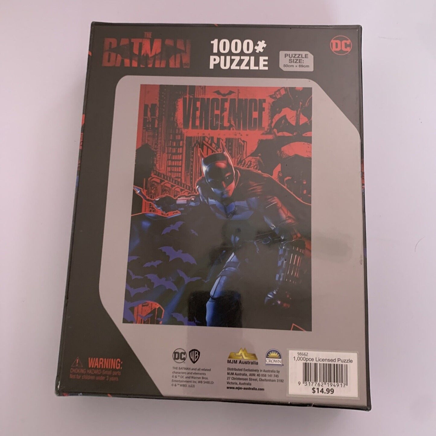Batman  Vengeance 1000 Piece Jigsaw Puzzle (50cm x 69cm) *New & Sealed*