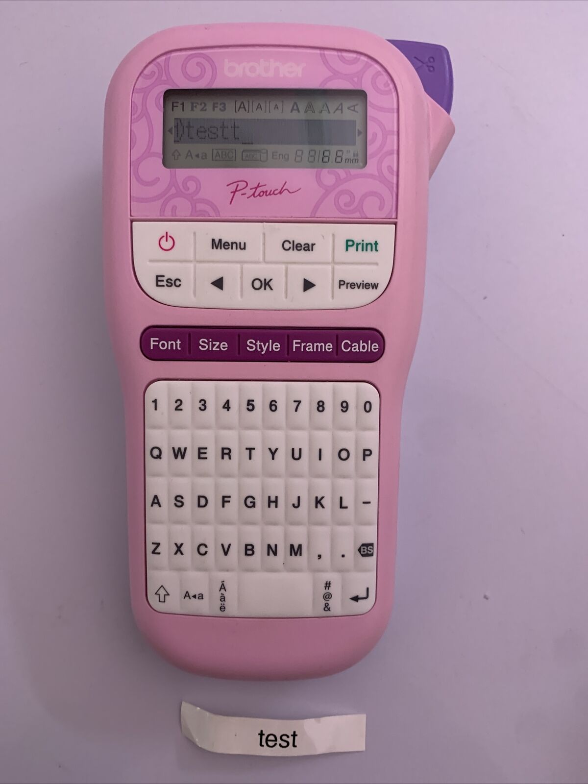 Brother P-Touch Label Maker PT-H110 Pink – Retro Unit