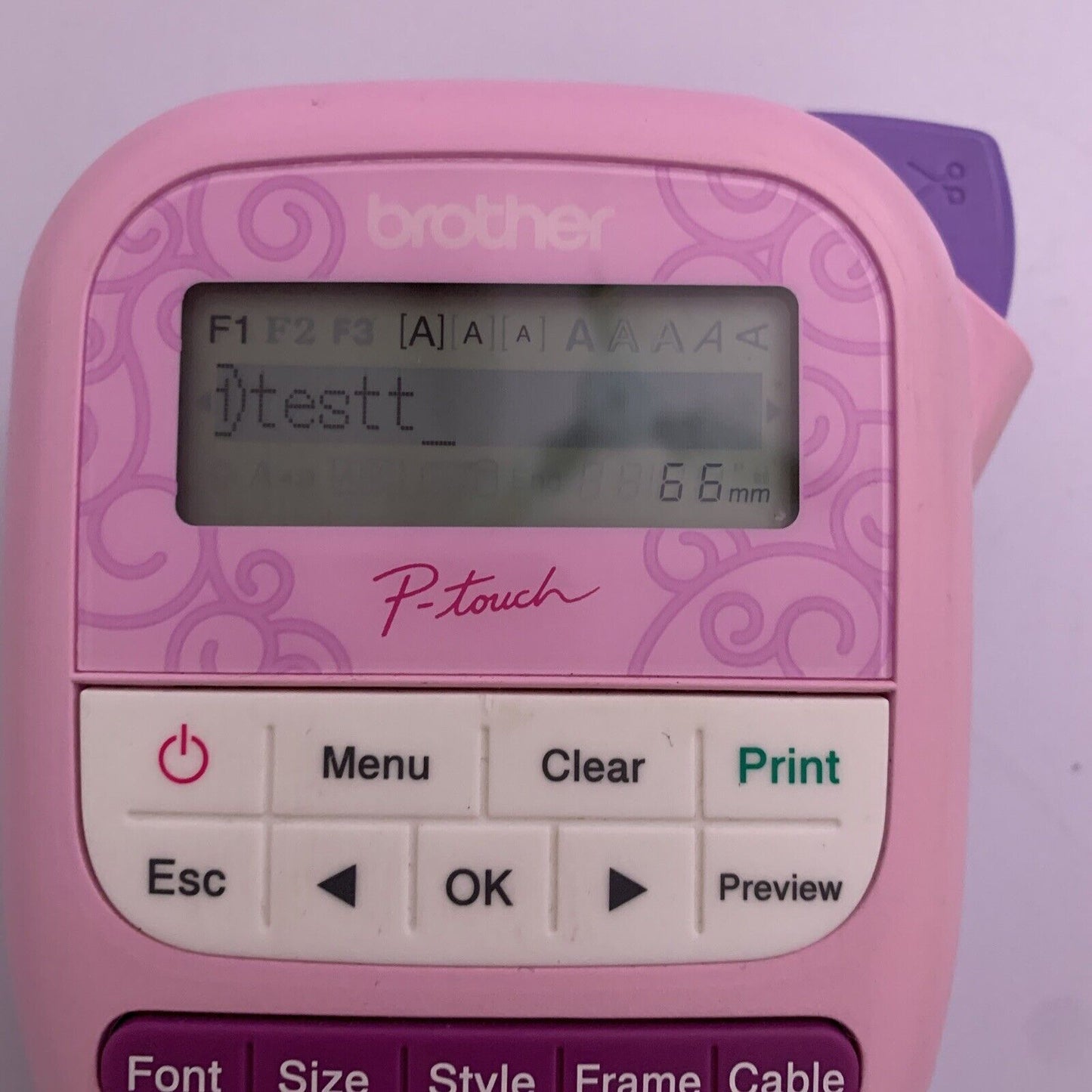 Brother P-Touch Label Maker PT-H110 Pink