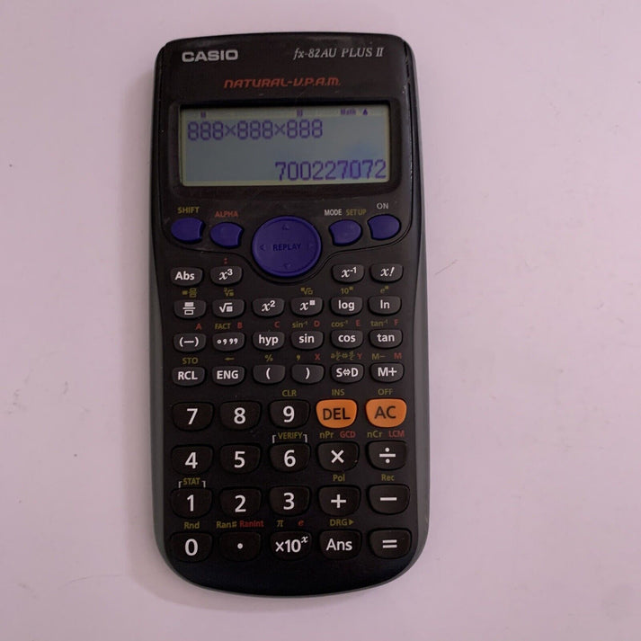 Casio Fx82AU Plus II Calculator Scientific Retro Unit