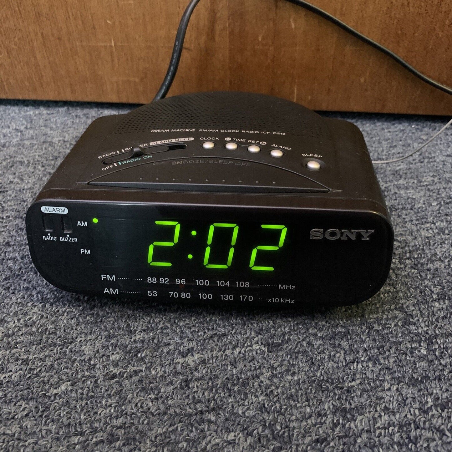 Sony ICF-C212  Alarm Clock Radio