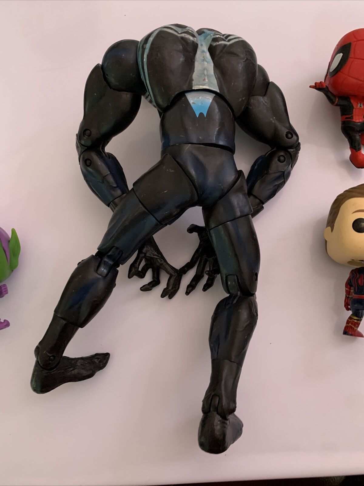 4x Spiderman Action Figures Marvel Venom 2005 Spider-Man Green Lantern