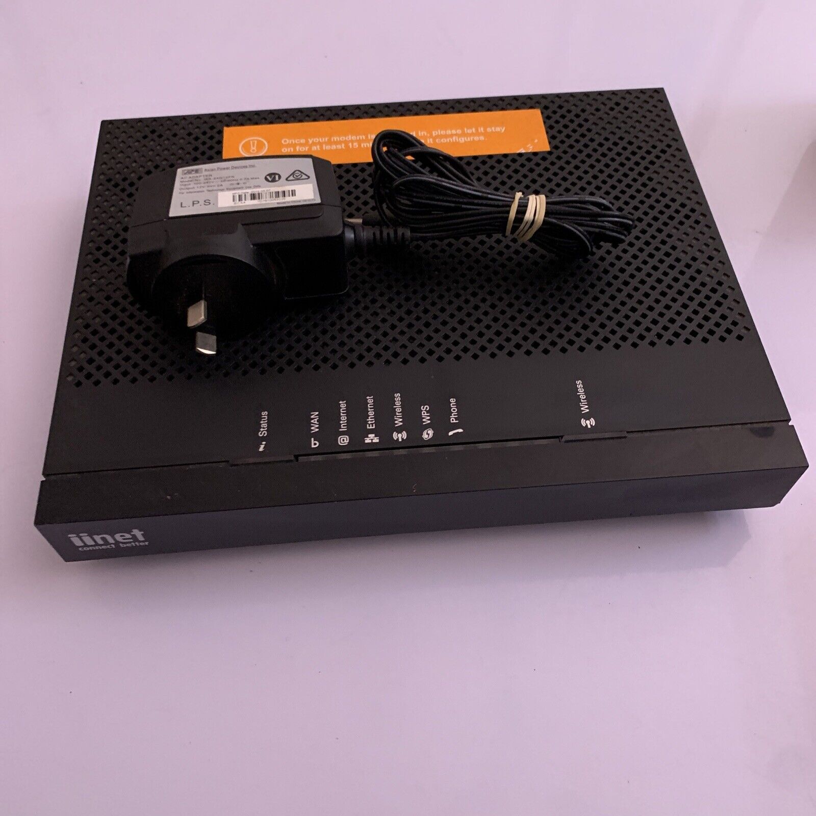 iiNet Technicolor Wireless VoIP Smart Ultra Broadband Gateway TGiiNet ...