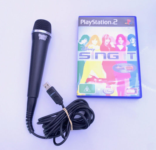 Disney Sing It & Guitar Hero USB Microphone - Sony PlayStation 2 PS2 PAL Game