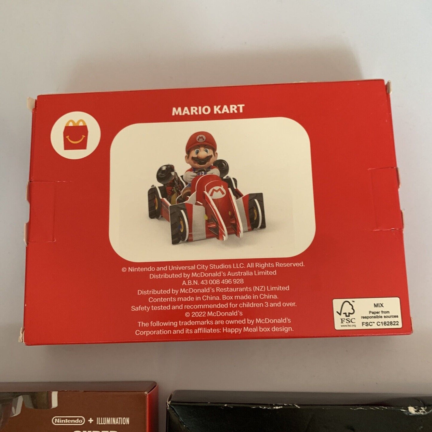 McDonalds Nintendo + Illumination Super Mario Bros Movie Mario, Luigi Donkey