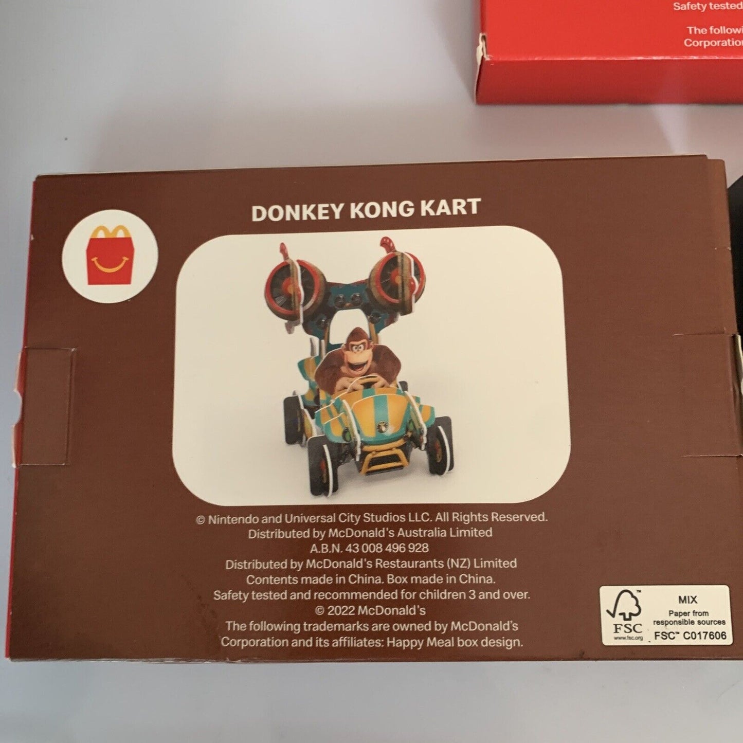 McDonalds Nintendo + Illumination Super Mario Bros Movie Mario, Luigi Donkey