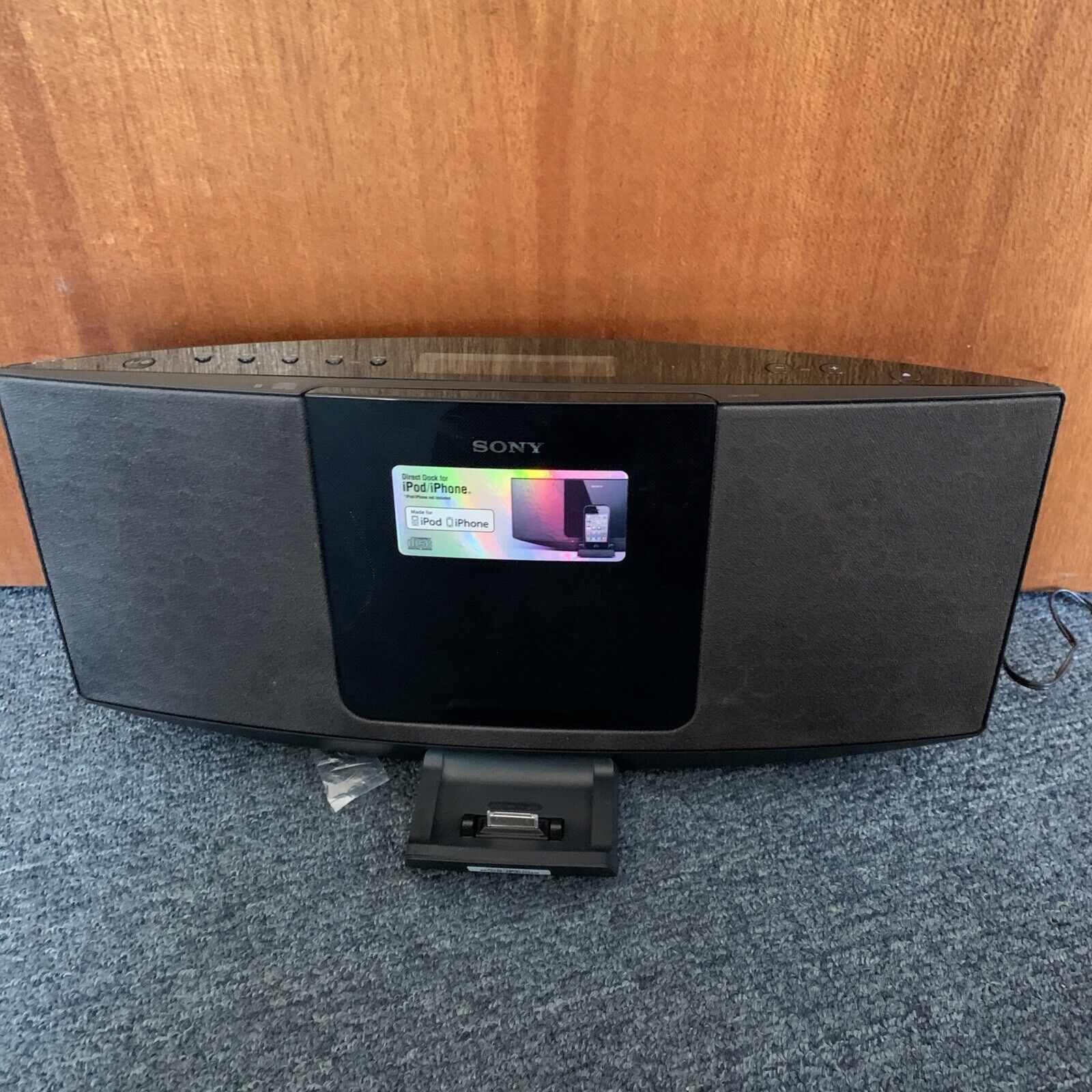 Sony Micro Hi-Fi System CD iPod Radio Player CMT-V10iP – Retro Unit