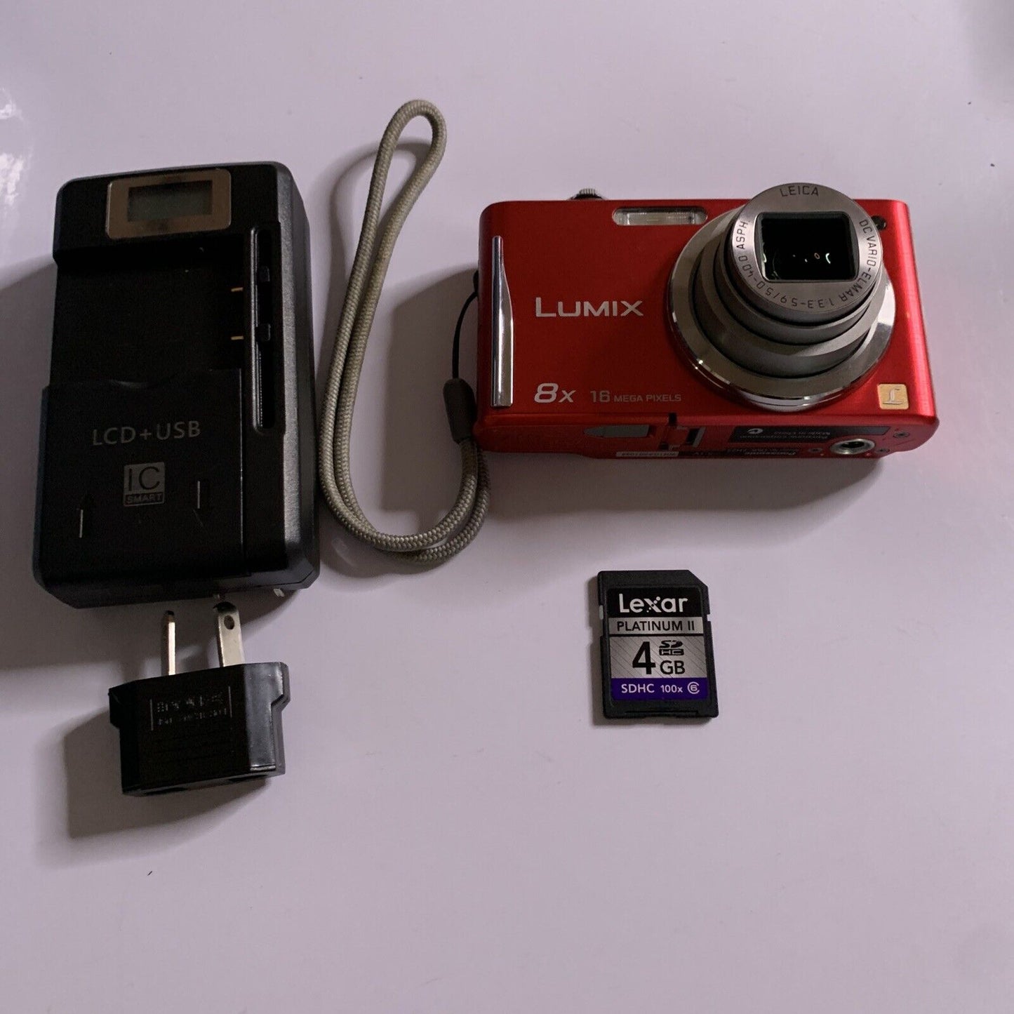 Panasonic Lumix DMC-FH25 Digital Camera 8x Optical Zoom 16.1 MP 4GB SD Card