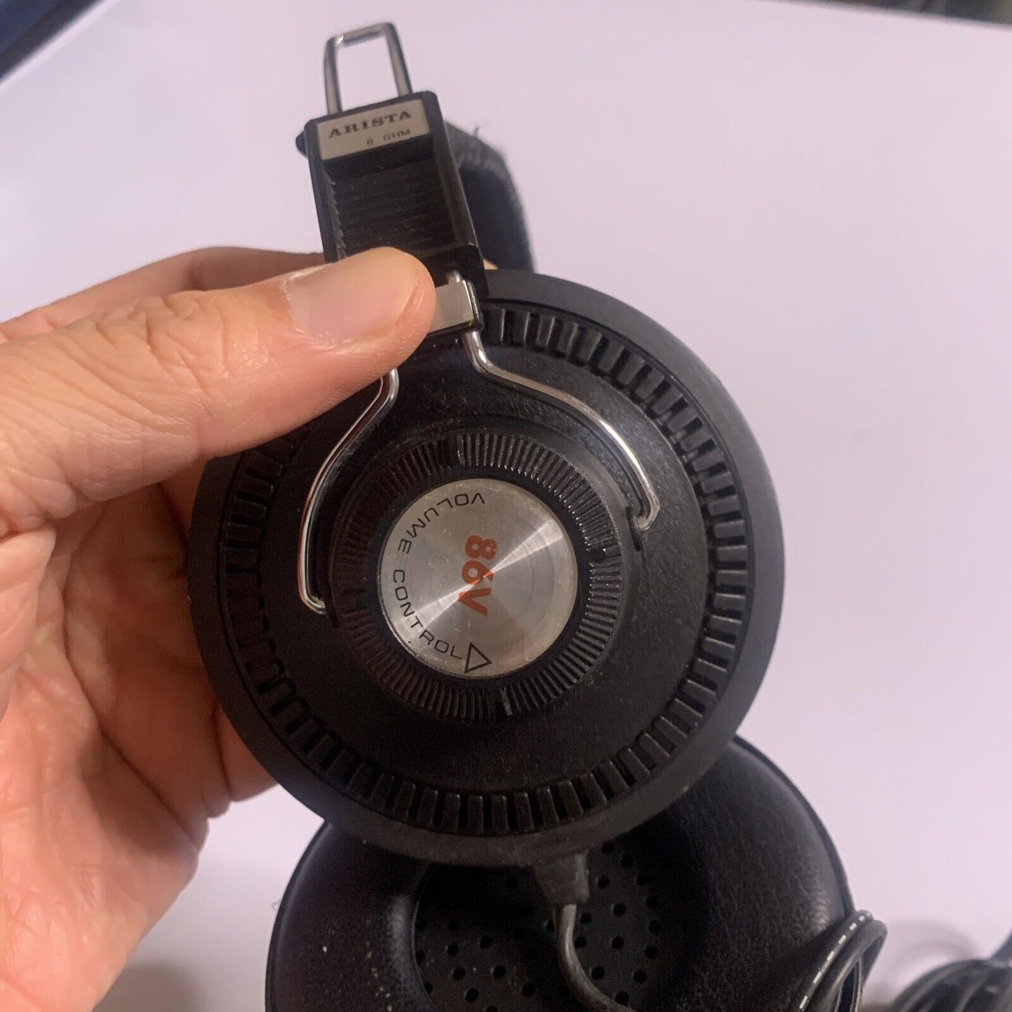 Vintage Arista 86V Stereo Headphones 6.35mm 1/4 in Jack