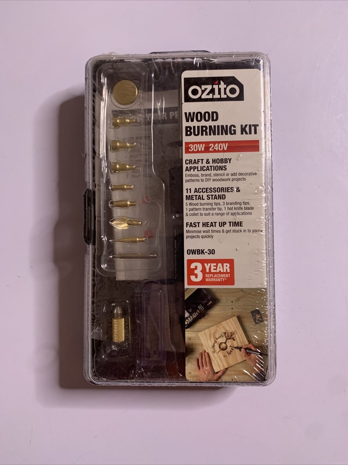 Ozito 30W Wood Burning Kit NEW