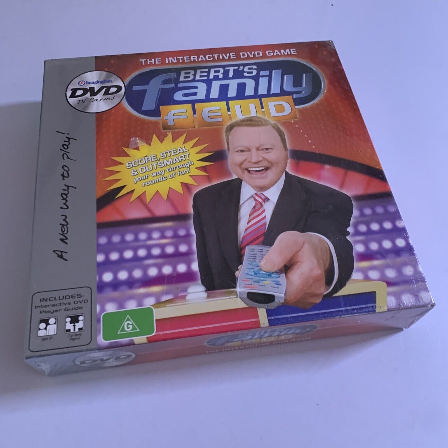 Bert's Family Feud - Interactive DVD Game (DVD, 2006)  Bert Newton *New Sealed*
