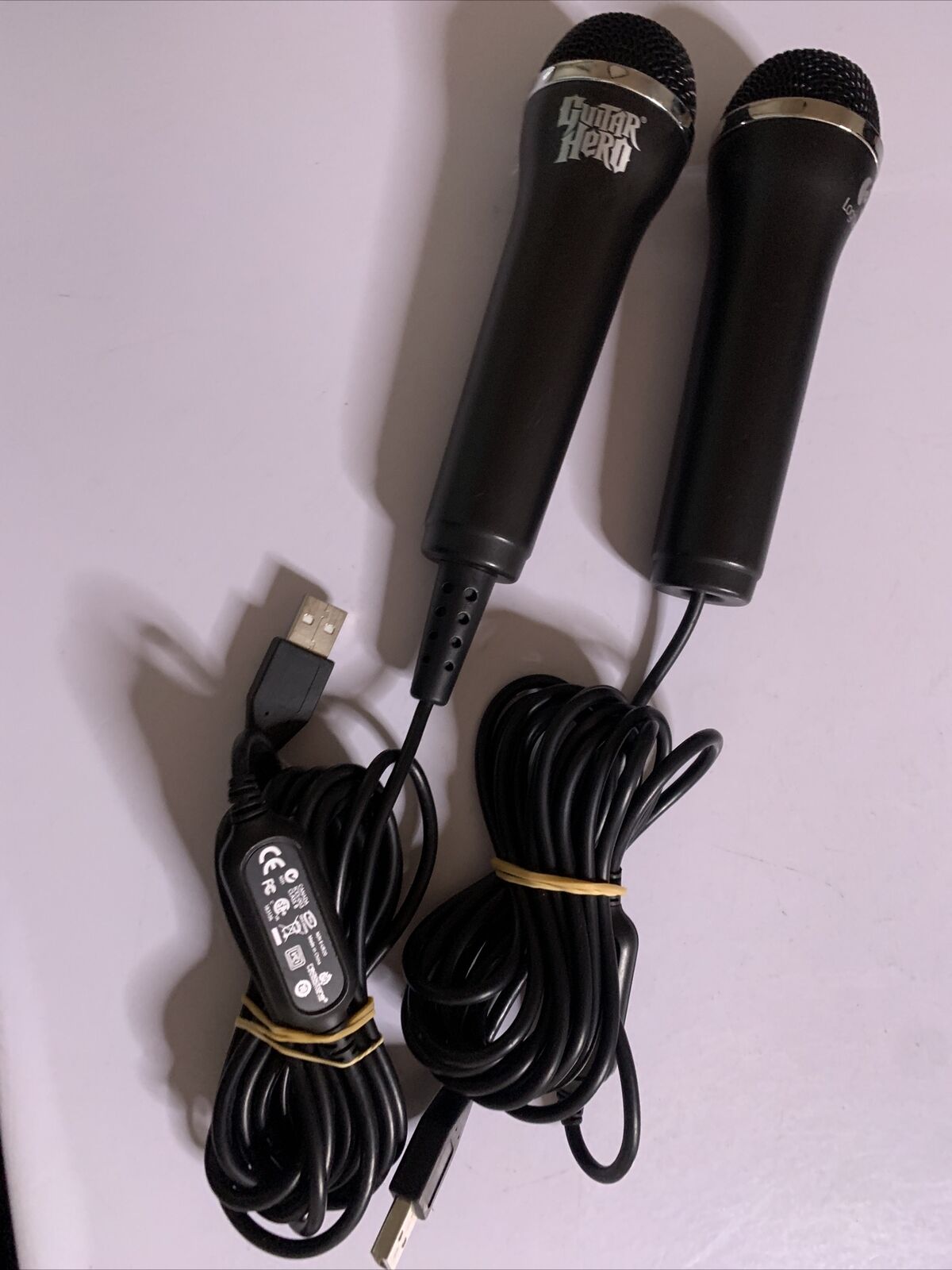2x Guitar Hero Microphones USB E-UR20 for PS2 PS3 PS4 XBOX 360 One Wii WiiU