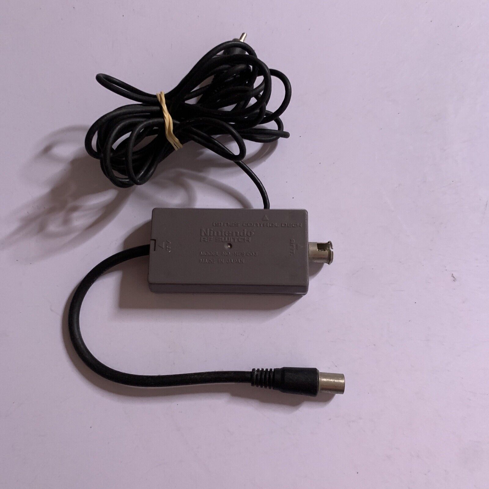 Genuine Official Nintendo NES/SNES RF Adapter Switch Cable Cord NESP-0 ...
