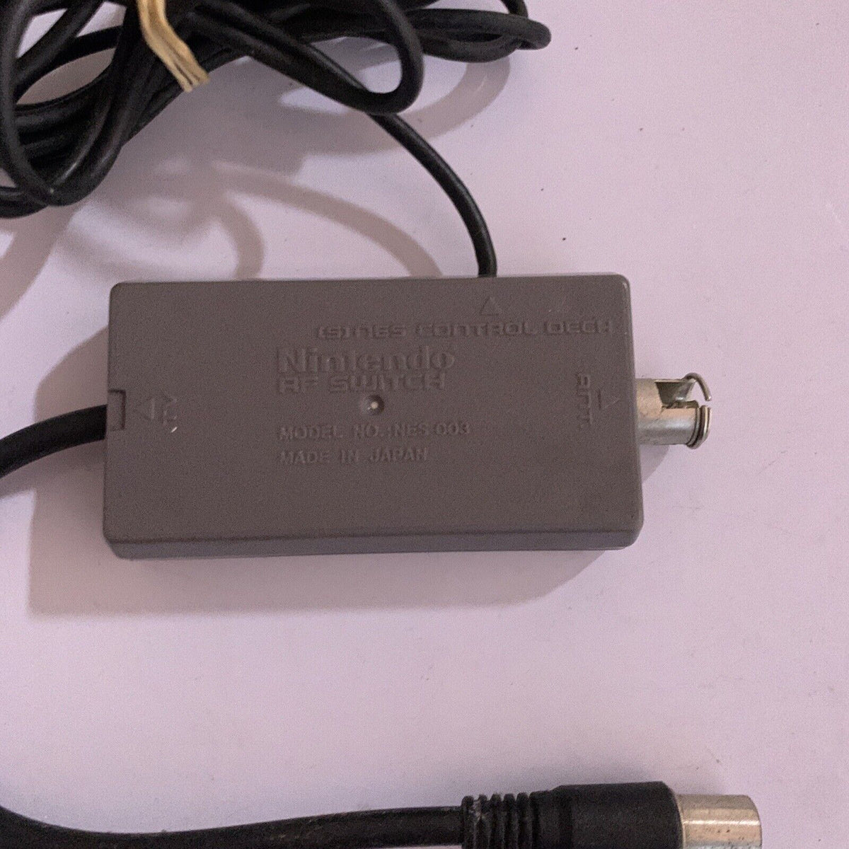 Snes Rf Genuine Official Nintendo NES/SNES RF Adapter Switch Cable Cord NESP-0 ...