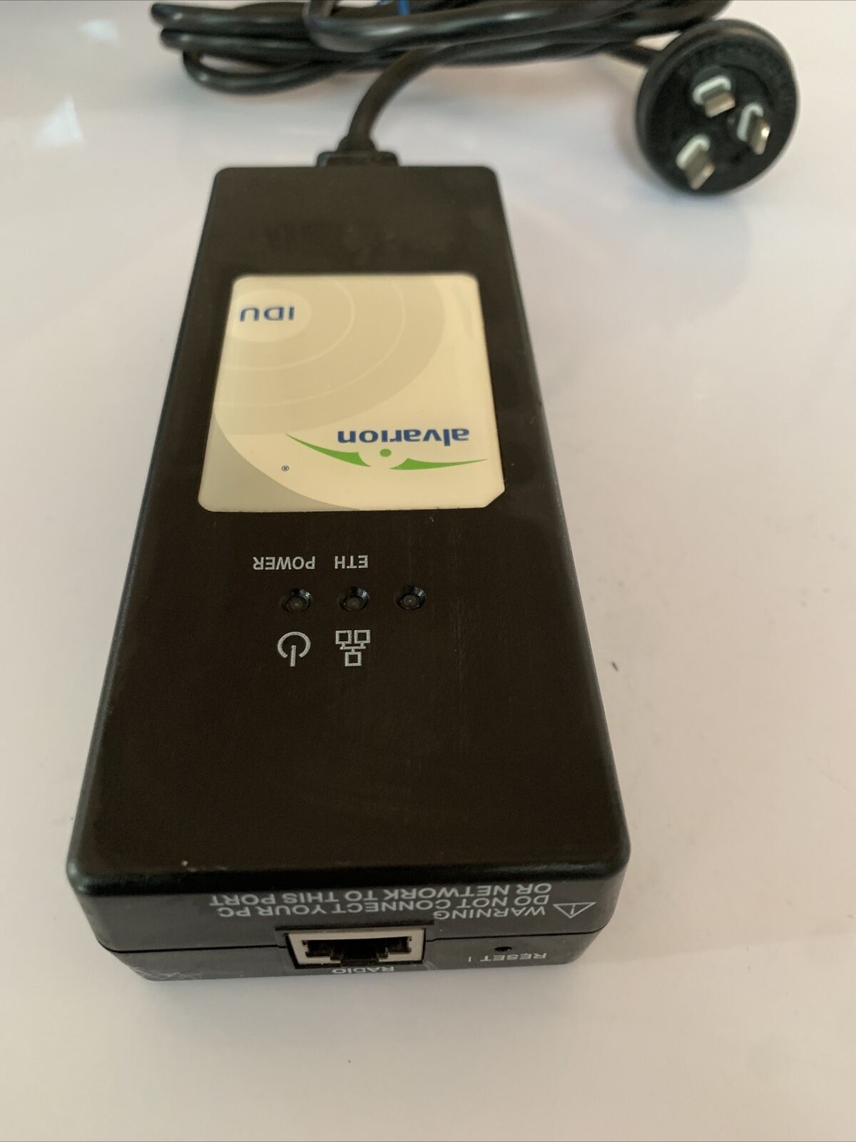 Alvarion Universal Indoor Unit PoE Power of Ethernet AC Power Adapter SPC2 55V