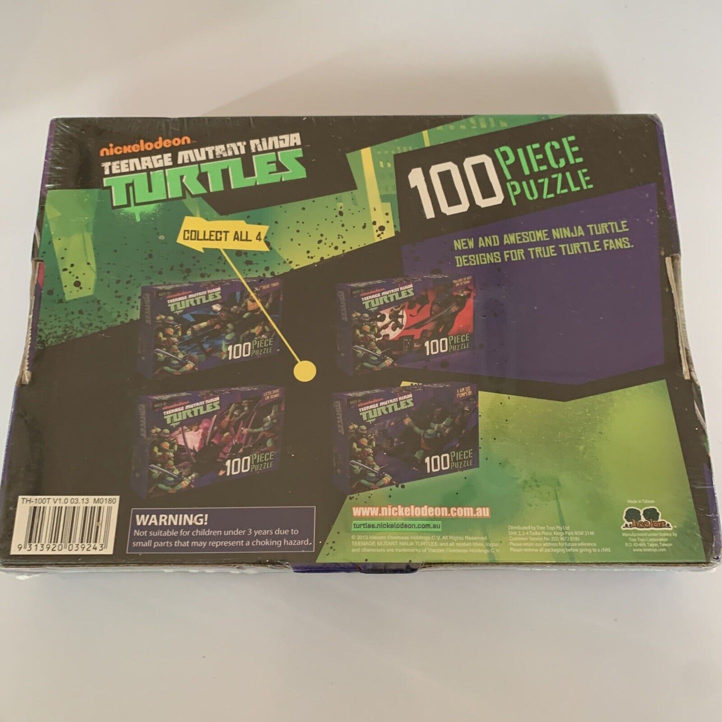 Teenage Mutant Ninja Turtles 100 Piece Jigsaw Puzzle *New Sealed*