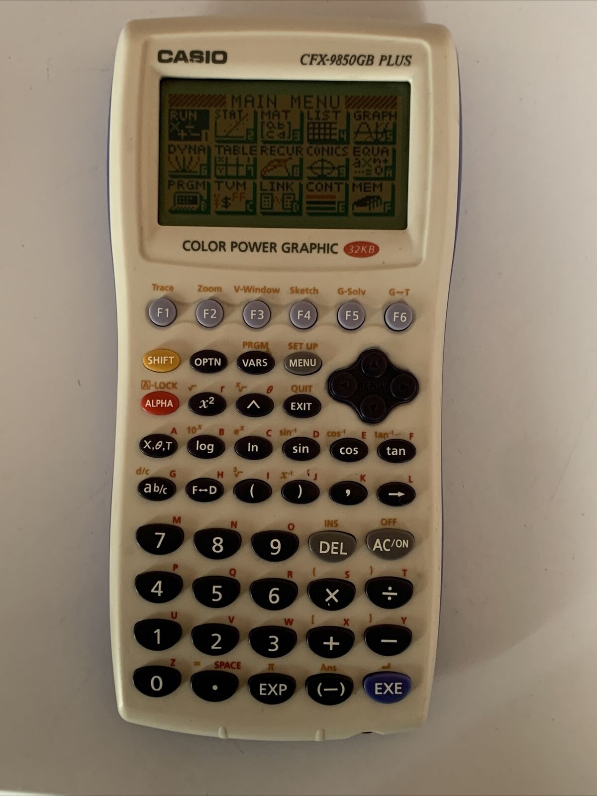 Casio CFX-9850GB Plus Calculator Colour Graphics and Graphs