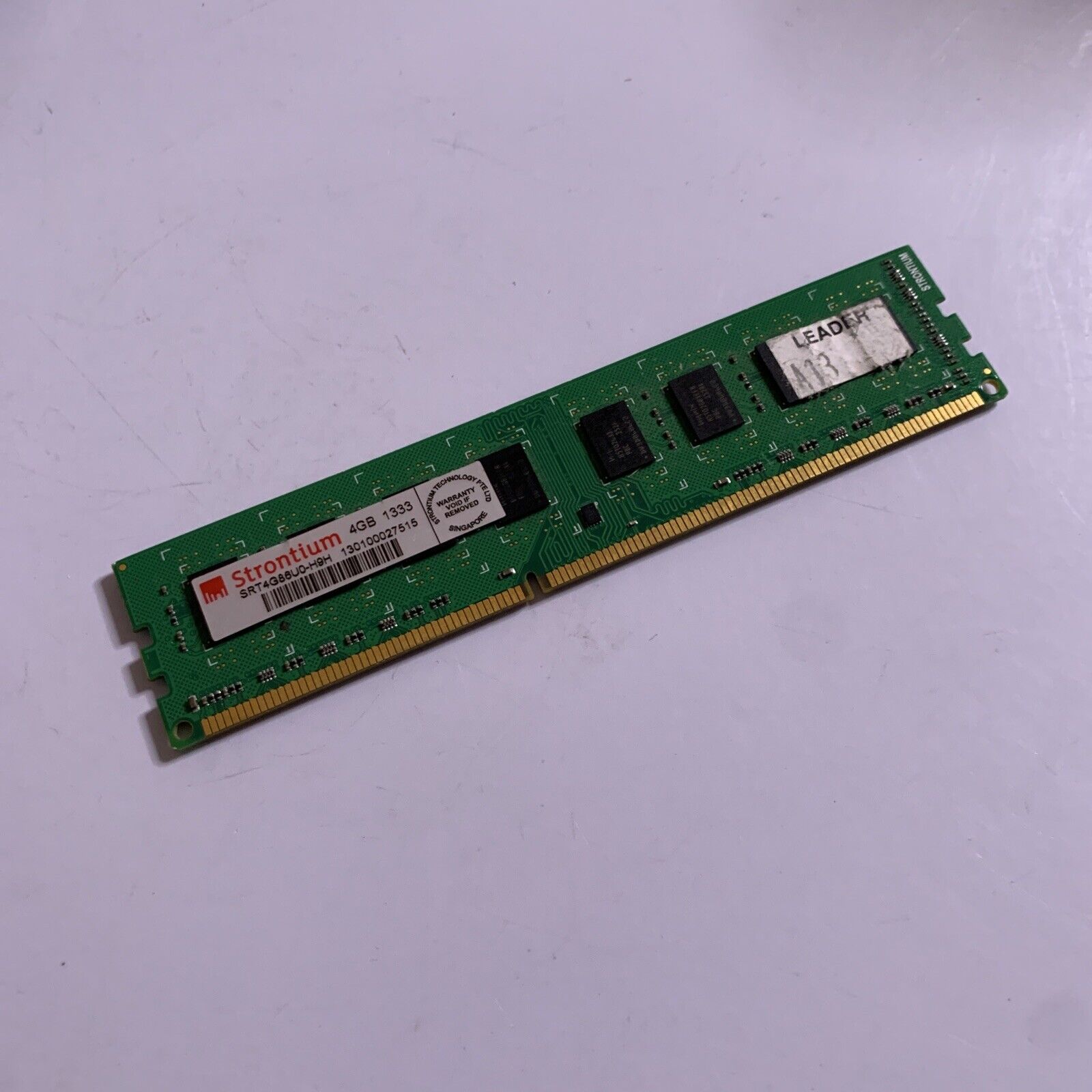 Strontium 4GB 1333 SRT4G86U0-H9H SO-DIMM RAM PC3-10600 (DDR3-1333 ...