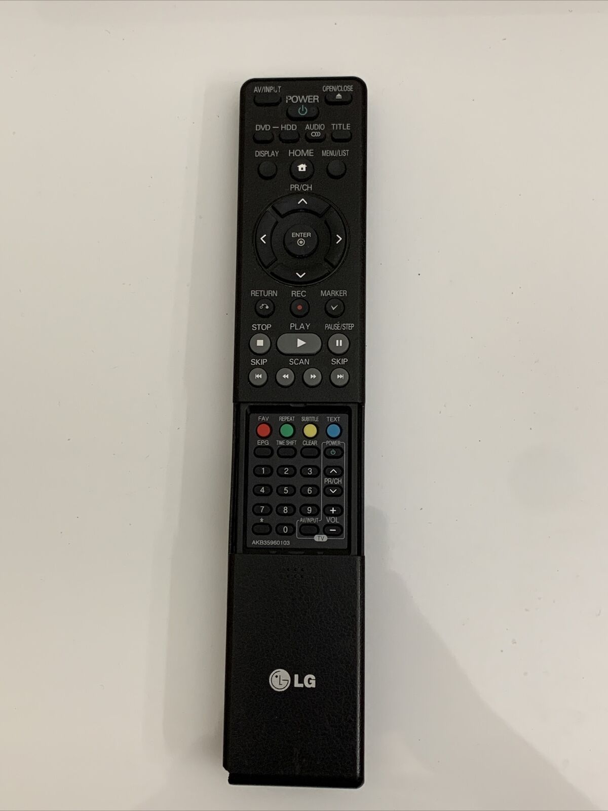 LG AKB35960103 Remote Control for LG DVD HDD Recorder *Missing Battery Lid