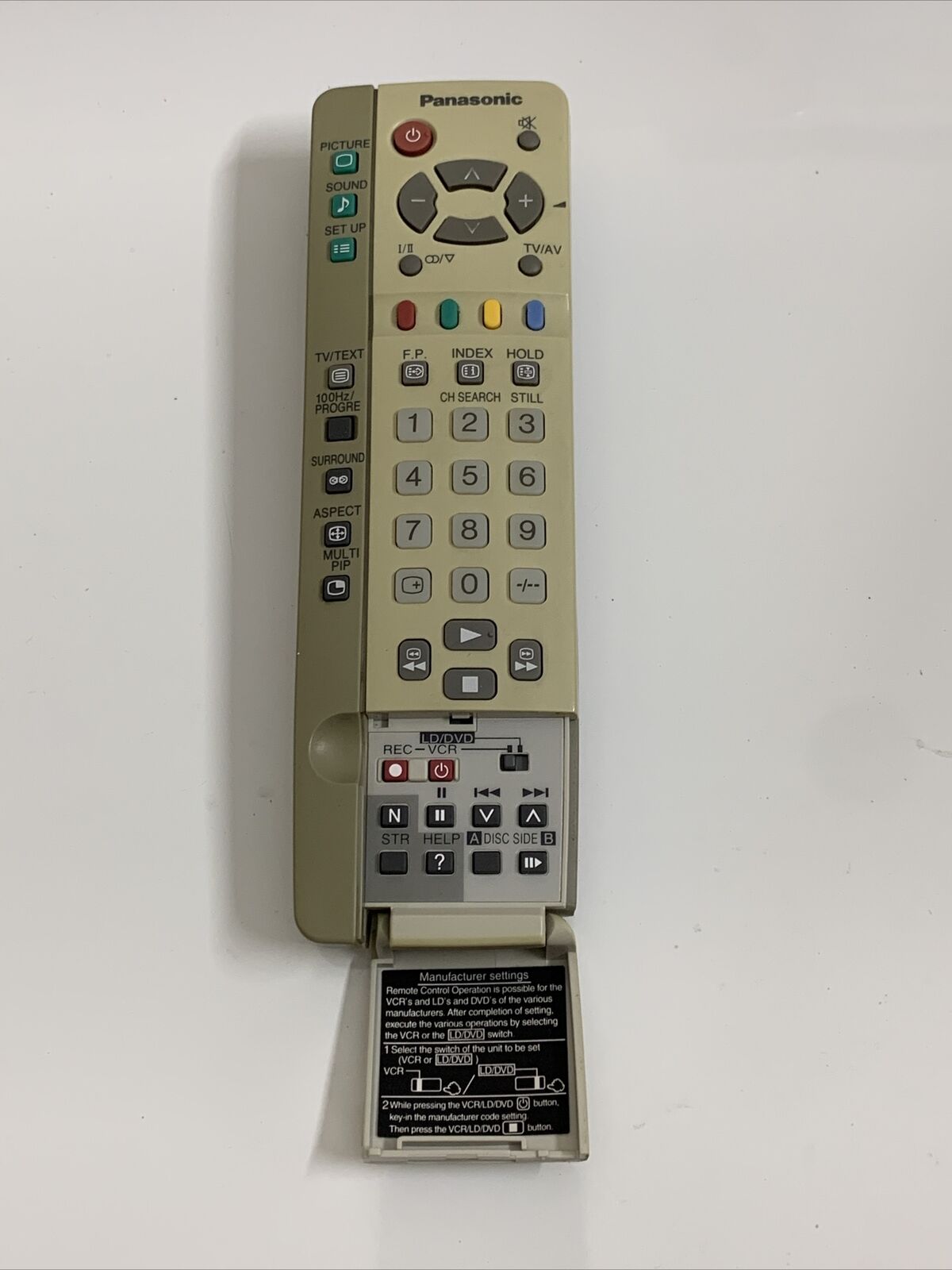 Genuine Panasonic EUR511229 Remote Control for VCR