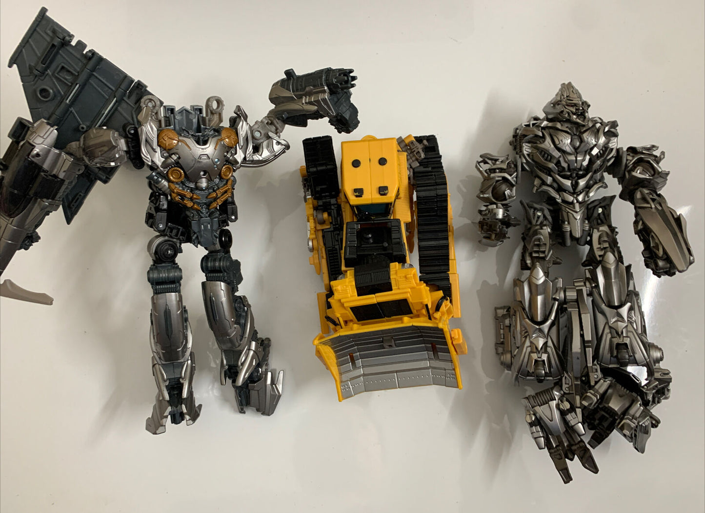 3x Transformer Action Figure Megatron Skipjack Decepticon *Missing parts