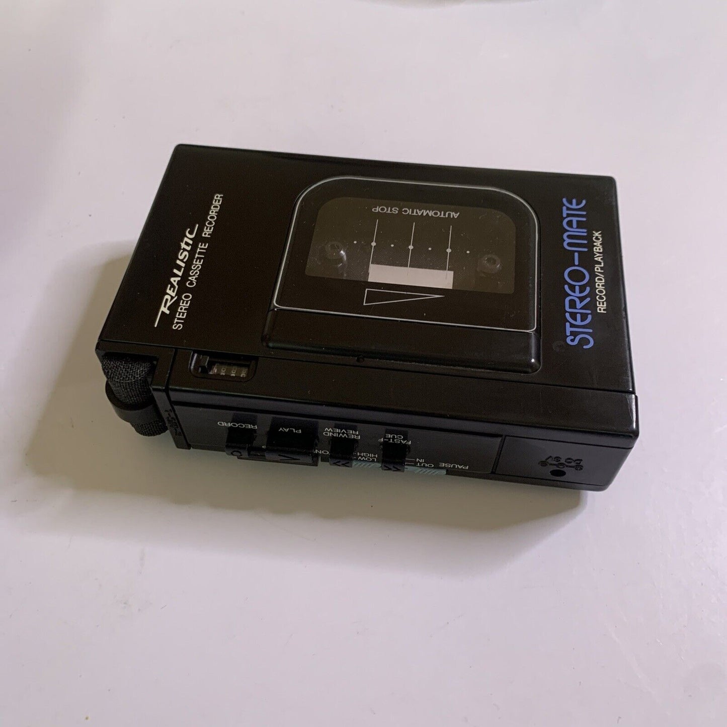 Realistic Stereo Cassette Player & Recorder SCP-29 with Built-in Microphone