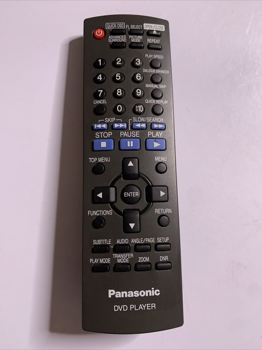 Genuine Panasonic EUR7631260 Remote Control for DVD Player