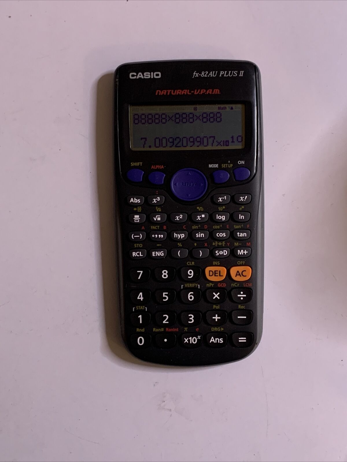 Casio  FX82AU PLUS II Scientific Calculator working