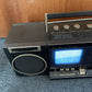 Silver SVT48 4 Inch TV & AM/FM Radio Cassette Recorder - Working