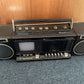 Silver SVT48 4 Inch TV & AM/FM Radio Cassette Recorder - Working