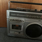 Sanyo M-Z90F Boombox Cassette Player Recorder *For Parts Or Not Working