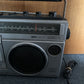 Sanyo M-Z90F Boombox Cassette Player Recorder *For Parts Or Not Working