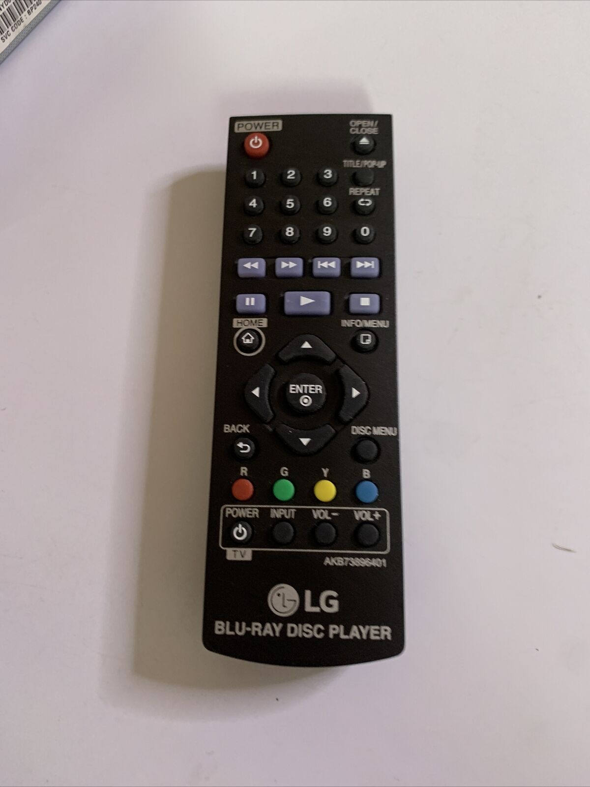 LG BP240 Bluray and DVD Player with Remote