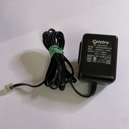 Telstra AC Adapter S9VDC250/9VAC110/1 Power Supply 9V Genuine