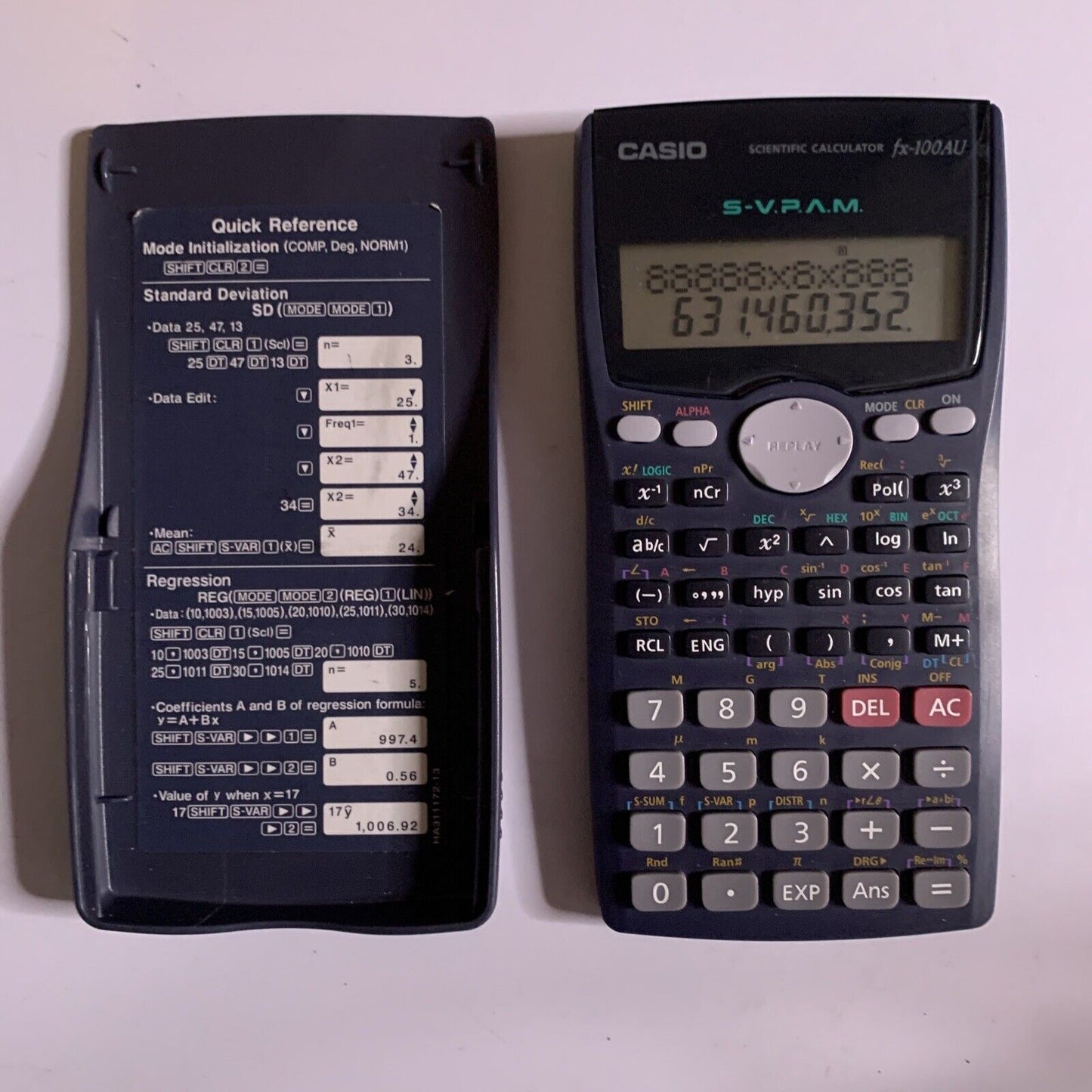 Casio Fx-100au Scientific  Calculator