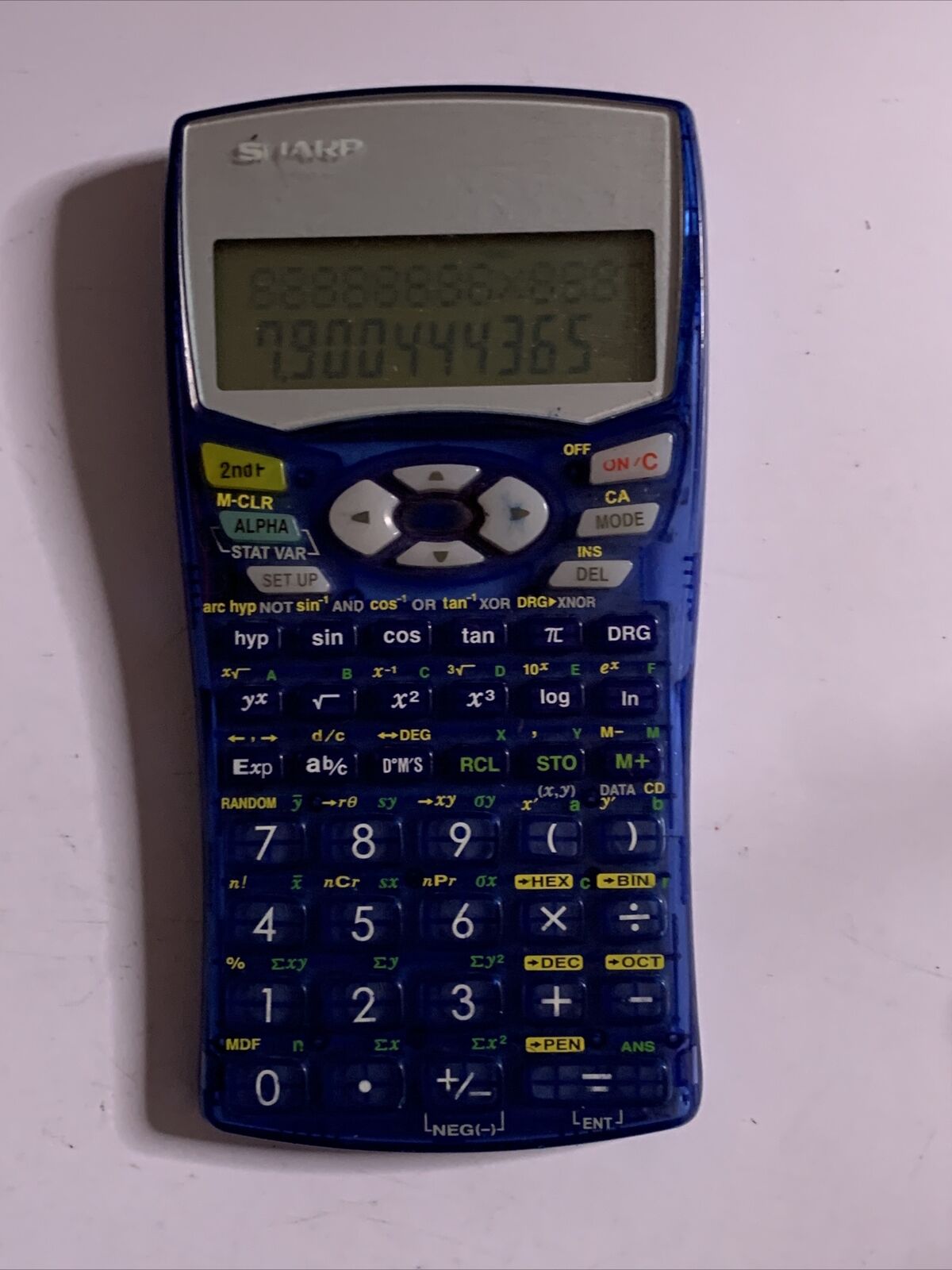 Sharp EL-531W Scientific Calculator *Display Not Very Bright