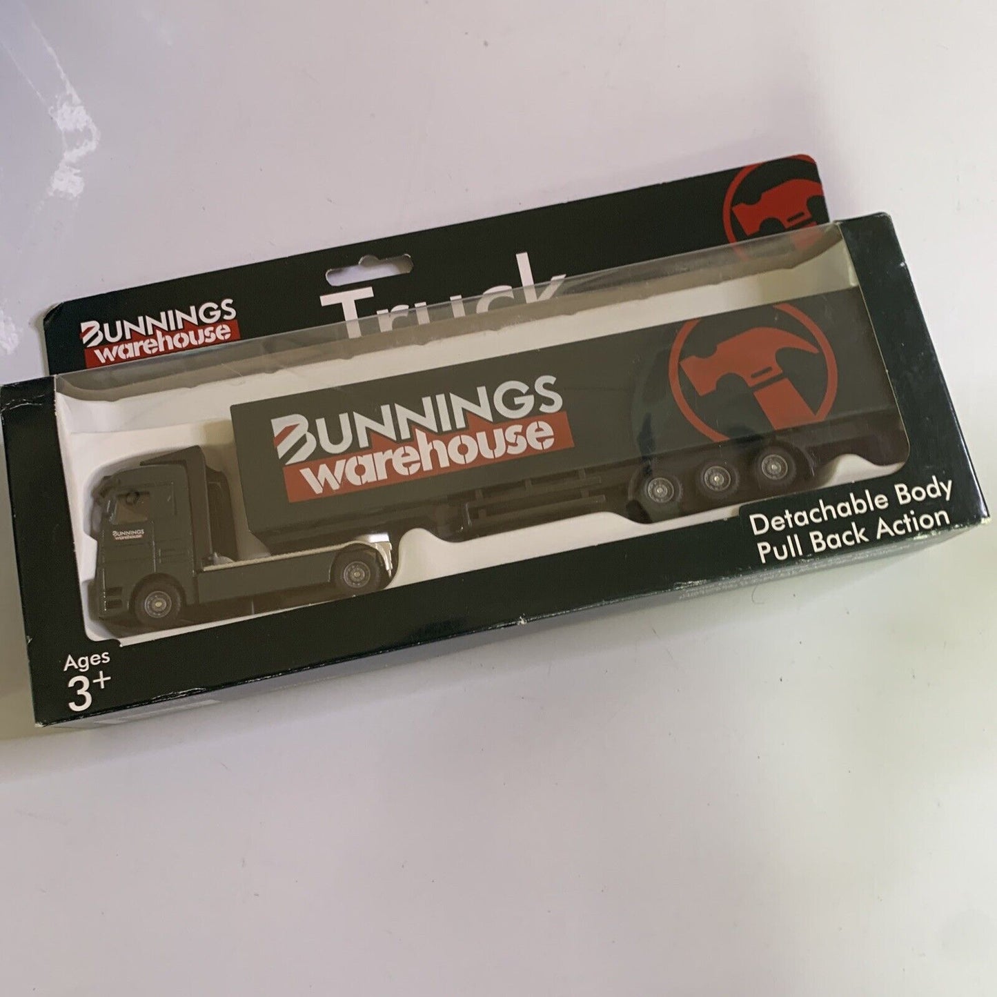 Bunnings Warehouse Truck Detachable Body Pull Back Action NEW