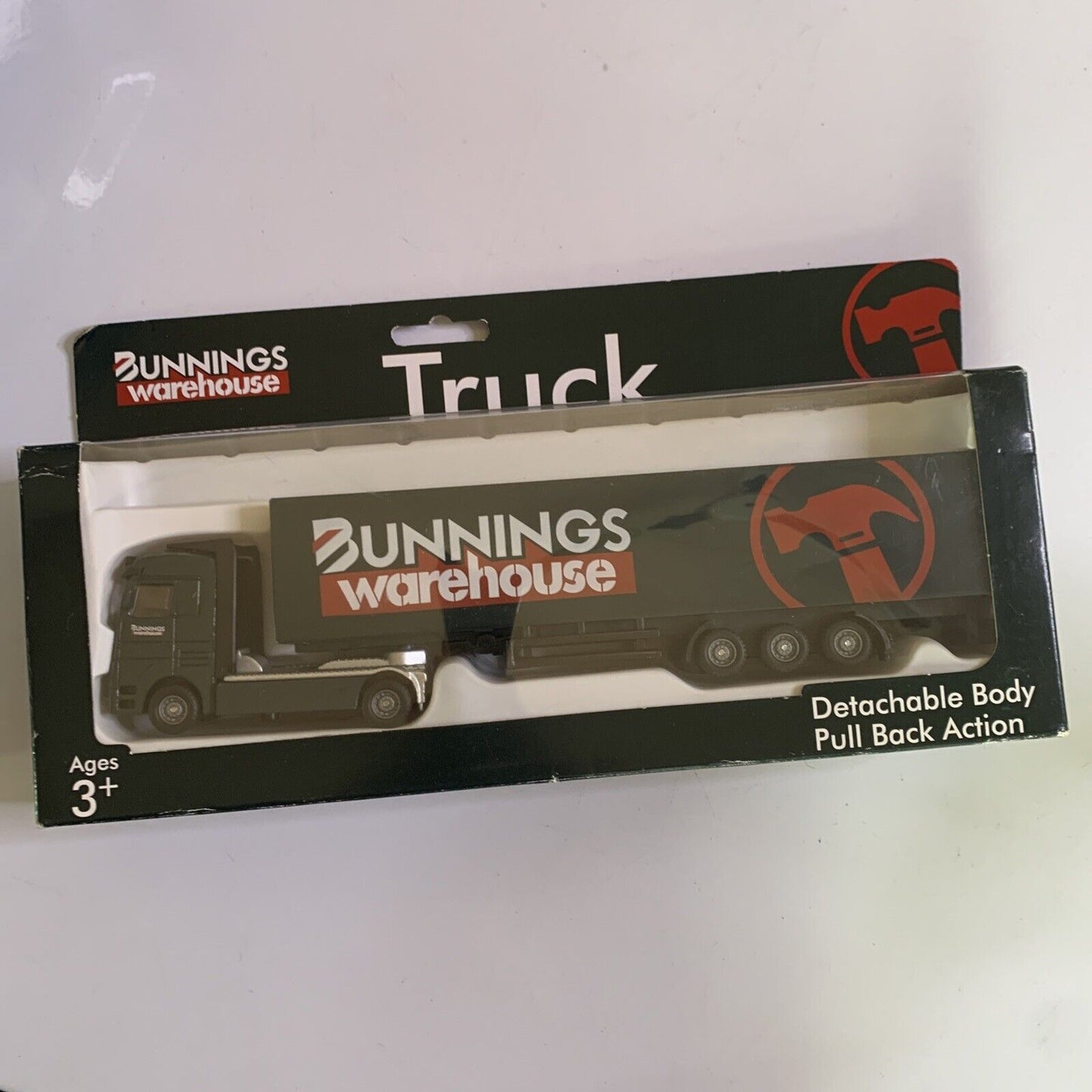 Bunnings Warehouse Truck Detachable Body Pull Back Action NEW