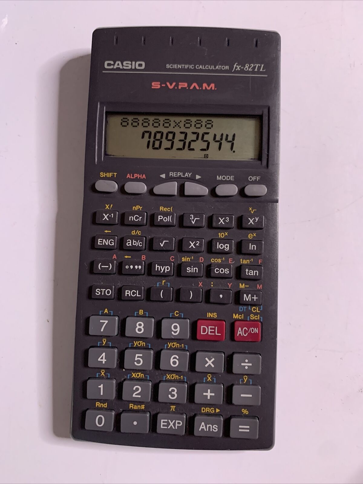 Casio Fx-82TL Scientific Calculator – Retro Unit