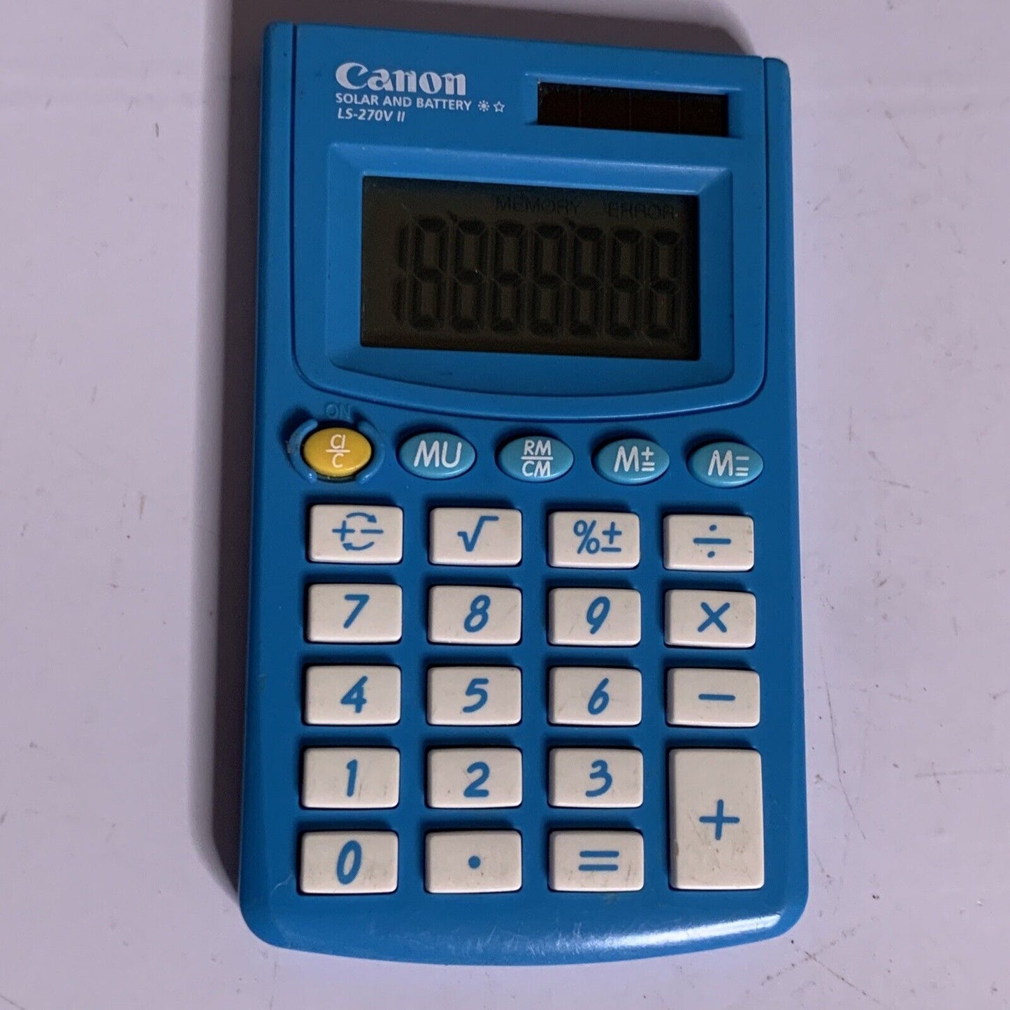 Canon LS-270V II Solar And Battery Calculator