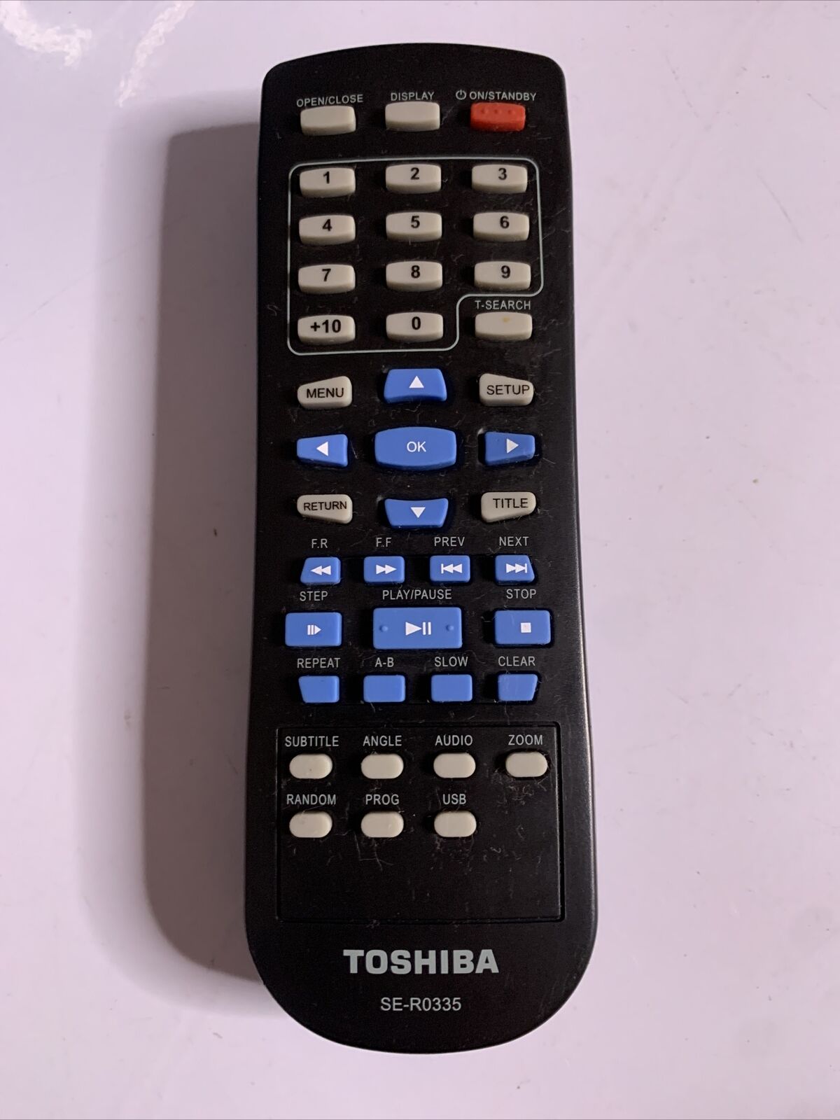 Genuine Toshiba SE-R0335 Remote Control for DVD Player