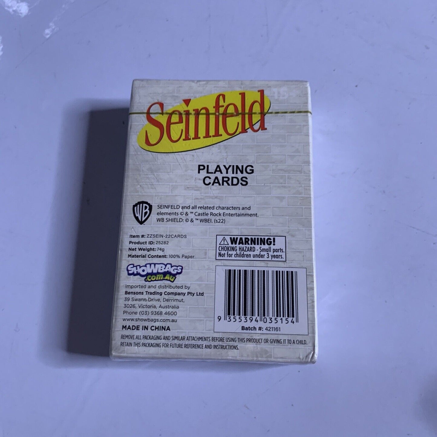 Seinfeld Playing Cards *Brand New Sealed*