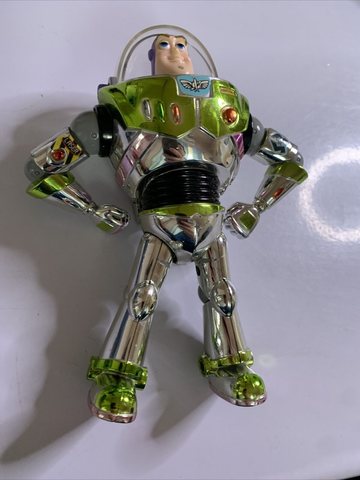 Buzz Lightyear Metallic Chrome Disney Pixar Toy Story