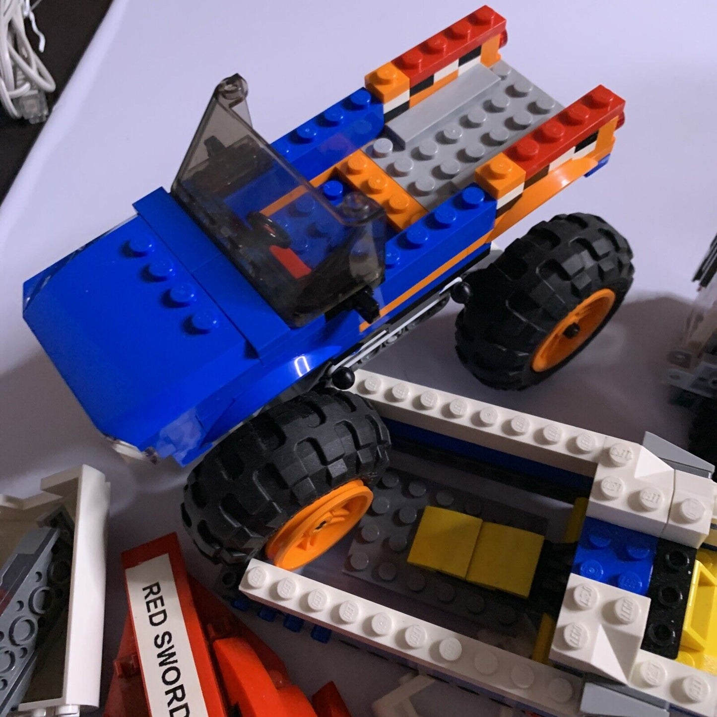 Bulk Lot Lego Jeep Safari Monster Truck Airplane 635g