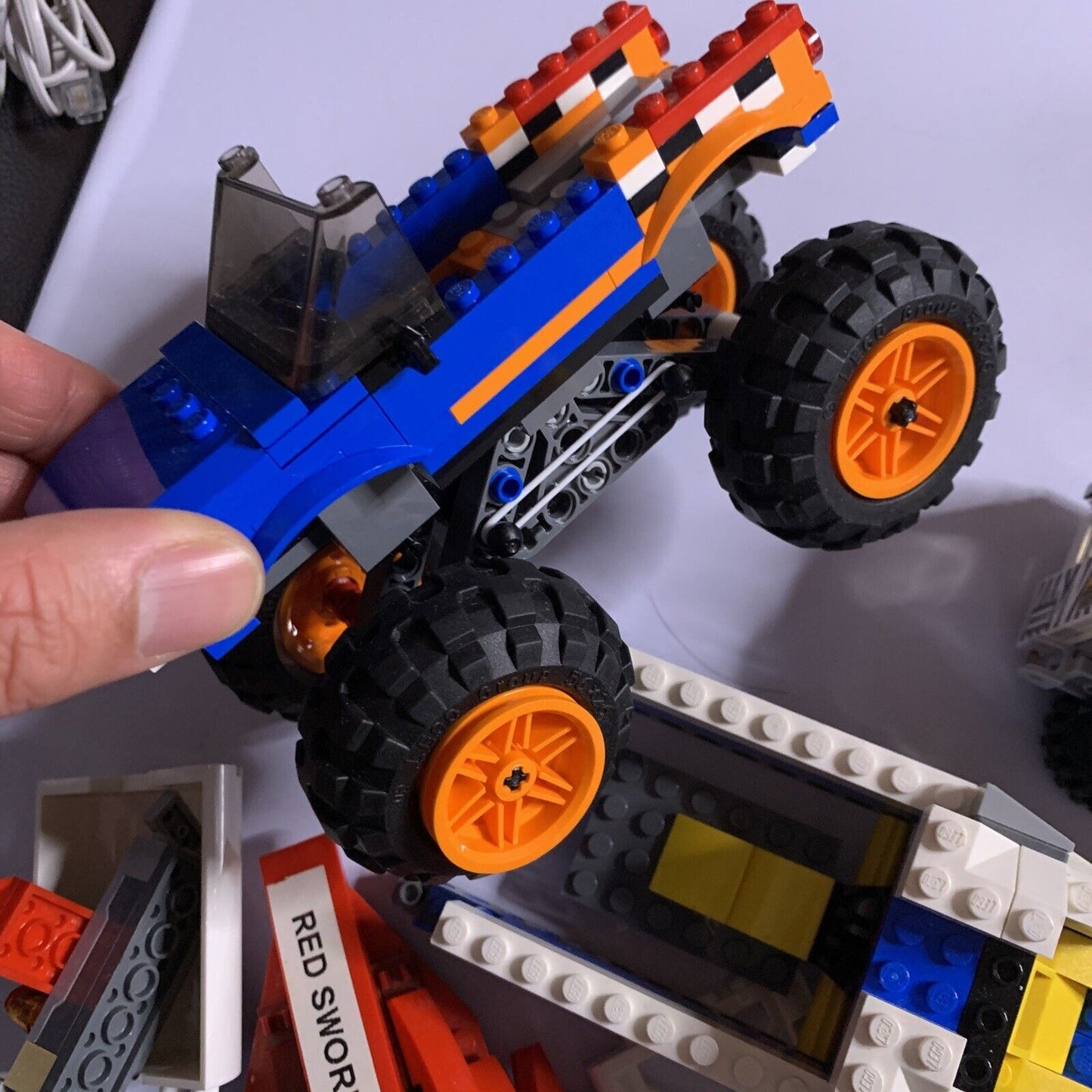 Bulk Lot Lego Jeep Safari Monster Truck Airplane 635g